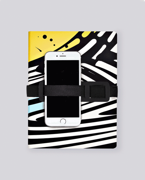 Anti handbag elastic strap L - Black